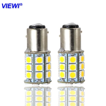 

Viewi 10X bombillas s25 bay15d p21/5w 1157 12v 24v Car led Turn Signal brake Light 5050 4W bulb Auto Internal lights Tail lamps