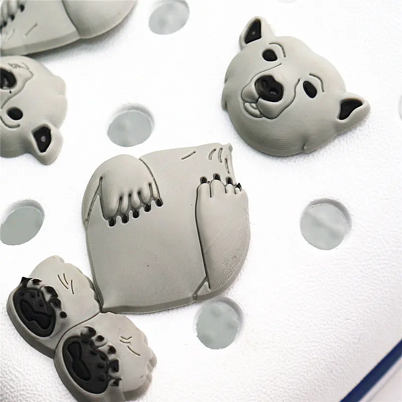 Novelty 3D Dragon Snake Garden Shoe Decoractions Cartoon Animals Style Croc Shoe Charm Accessories Give Your Child the Best Gift