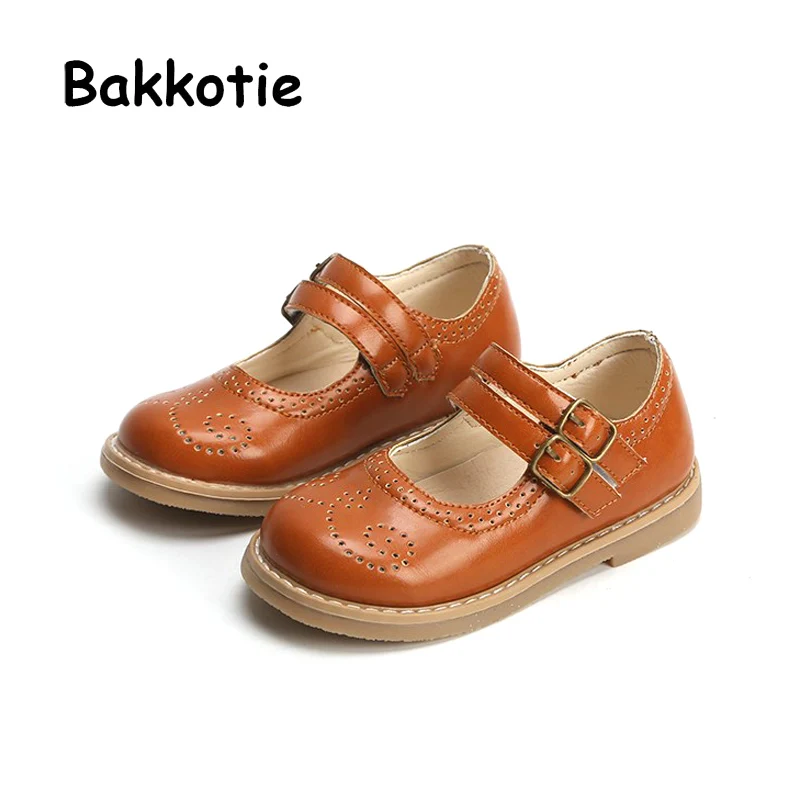 Bakkotie/Новые весенние туфли принцессы на плоской подошве в стиле Мэри Джейн модные