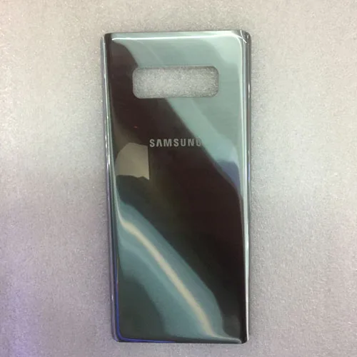 Silver Samsung телефон задняя крышка батареи для samsung Galaxy Note8 Note 8 N9500 N9508 Note 8 Задняя крышка батареи стеклянный корпус - Цвет: Silver