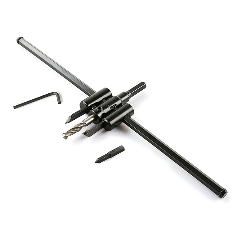 Adjustable Drill Bit Set Twist Alloy Drill Round Punch For Wood Plastic