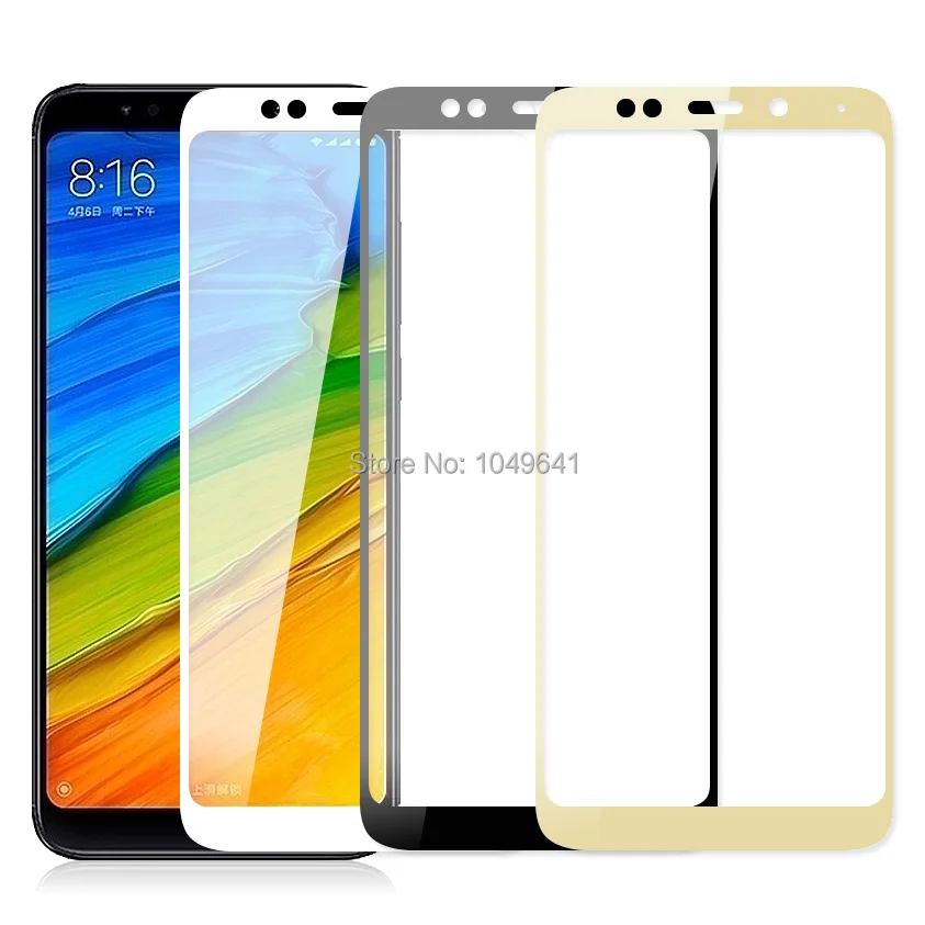 KXM1290_6_2D Full Screen Covered Explosion-proof Tempered Glass Film for Xiaomi Redmi 5 Plus 5.99 inch