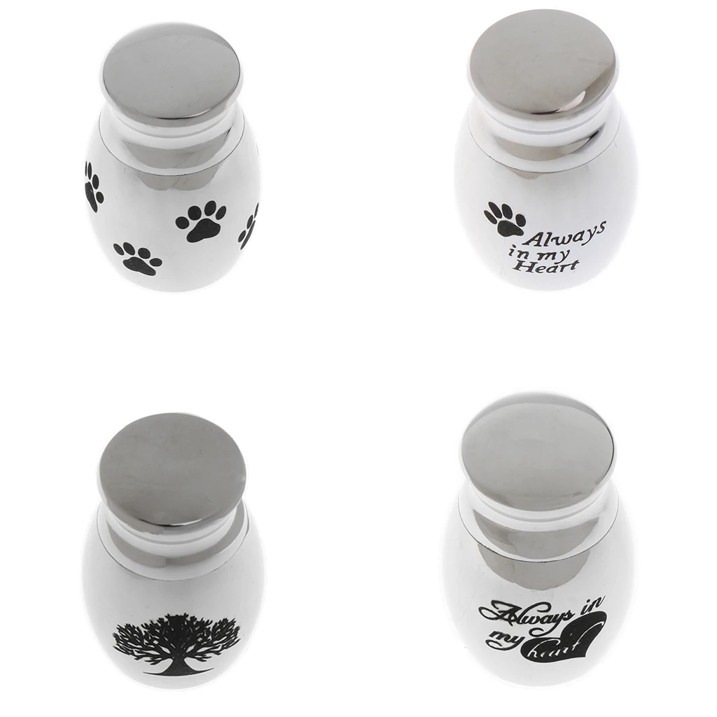 Mini Stainless Steel Funeral Cremation Urn Container Tree Of Life