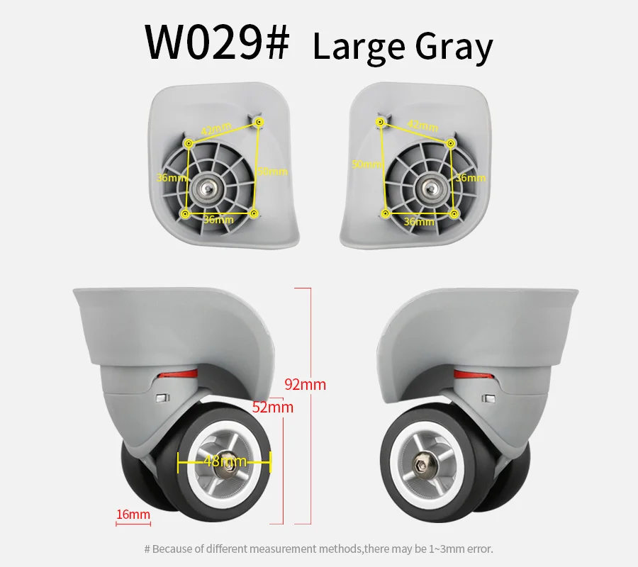 Чемодан Замена колеса Ремонт Аксессуары для чемоданов колесики Запчасти Замена тележки багажные колеса