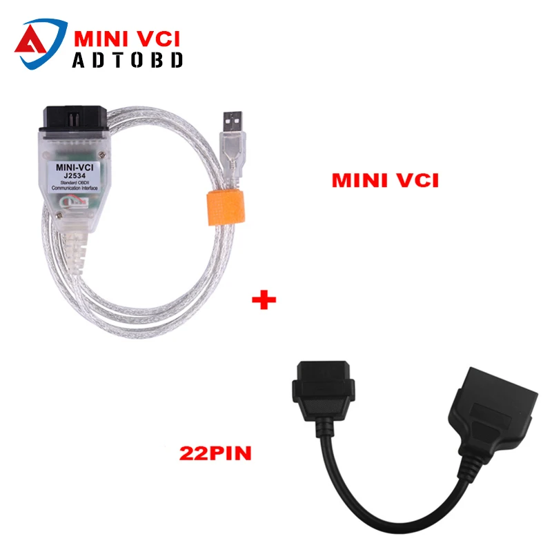 Диагностический мини разъем V13.00.022 для Toyota Lexus Scion ТИС Techstream OBD2 USB кабель с OBD