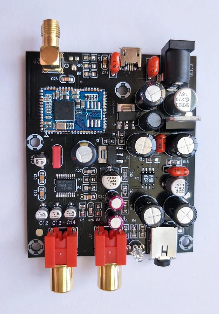 CSR8675 Bluetooth 5 0 плата приемника PCM5102A APTX HD I2S DAC декодер с антенной поддержка 24