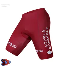 Красный AG2R Панталоны Для мужчин летние Команда UCI Pro гелевый коврик 9D Ropa Ciclismo велосипед MTB велосипеда брюки для верховой езды Костюмы