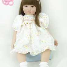 60 см мягкий силиконовый винил Reborn Baby куклы детские игрушки прекрасный сопутствующий сон кукла для ребенка подарки на год