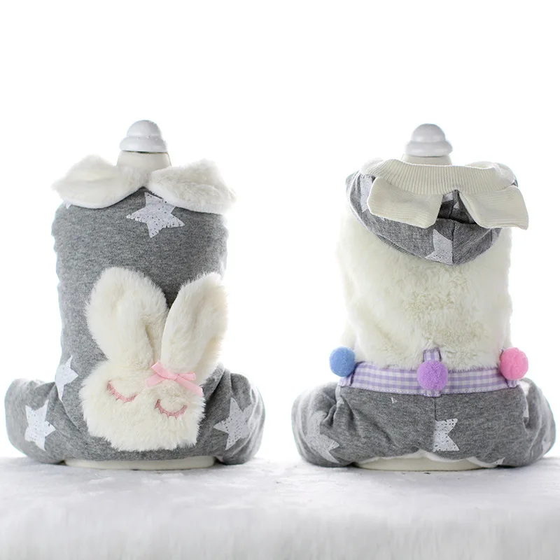 

Kawaii Cat Dog Pet Clothes Clothing Rabbit Chihuahua Yorkie Maltese Soft Winter Lover Couple Cotton NONOPET