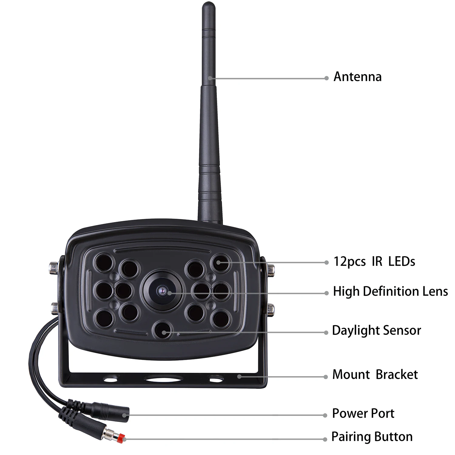 Беспроводная резервная камера для грузового автобуса Vans Dashcam 7 &quot HD Цифровая