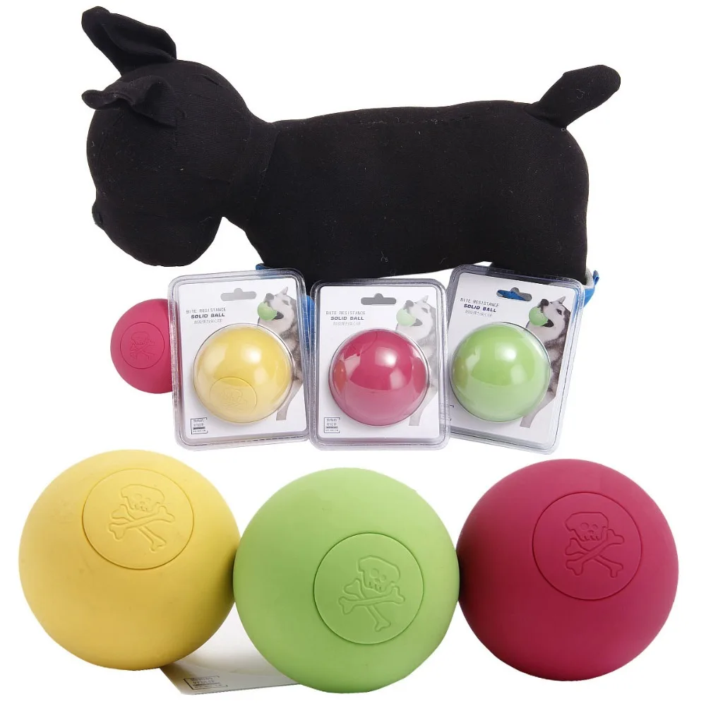Buy Pet Dog Rubber Pinball Balls And A Ball Packing