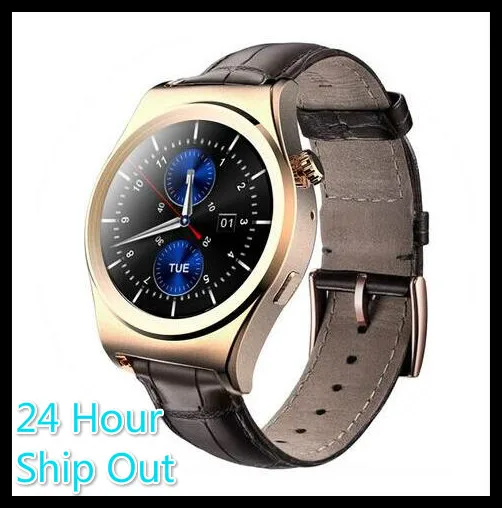 2016 X10 Fullly Rounded Smart Watch Suppors tHeart Rate Monitor Bluetooth 4 0 Real Leather font