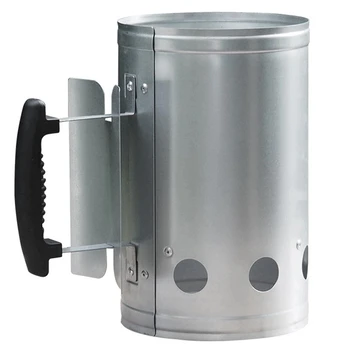 

Outdoor Barbecue Chimney Starter Bbq Fire Stove Fire Barrel Charcoal Barrel Ignition Barrel Carbon Grill Steel Igniter Carbon