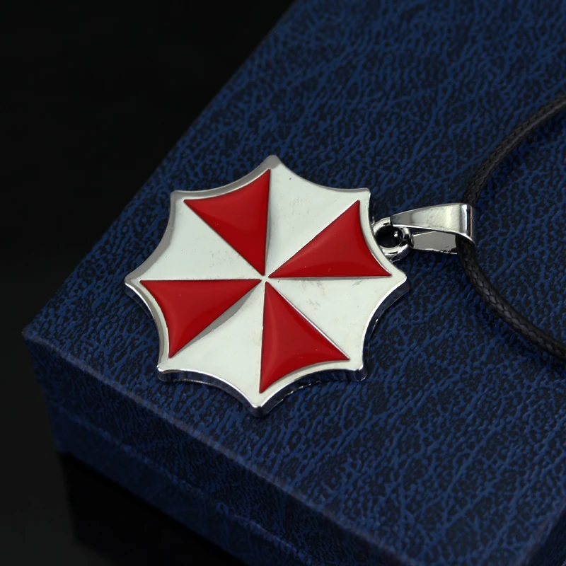 Resident Evil Umbrella Corporation en Acier Inoxydable Chaîne Collier Pendentif Charme