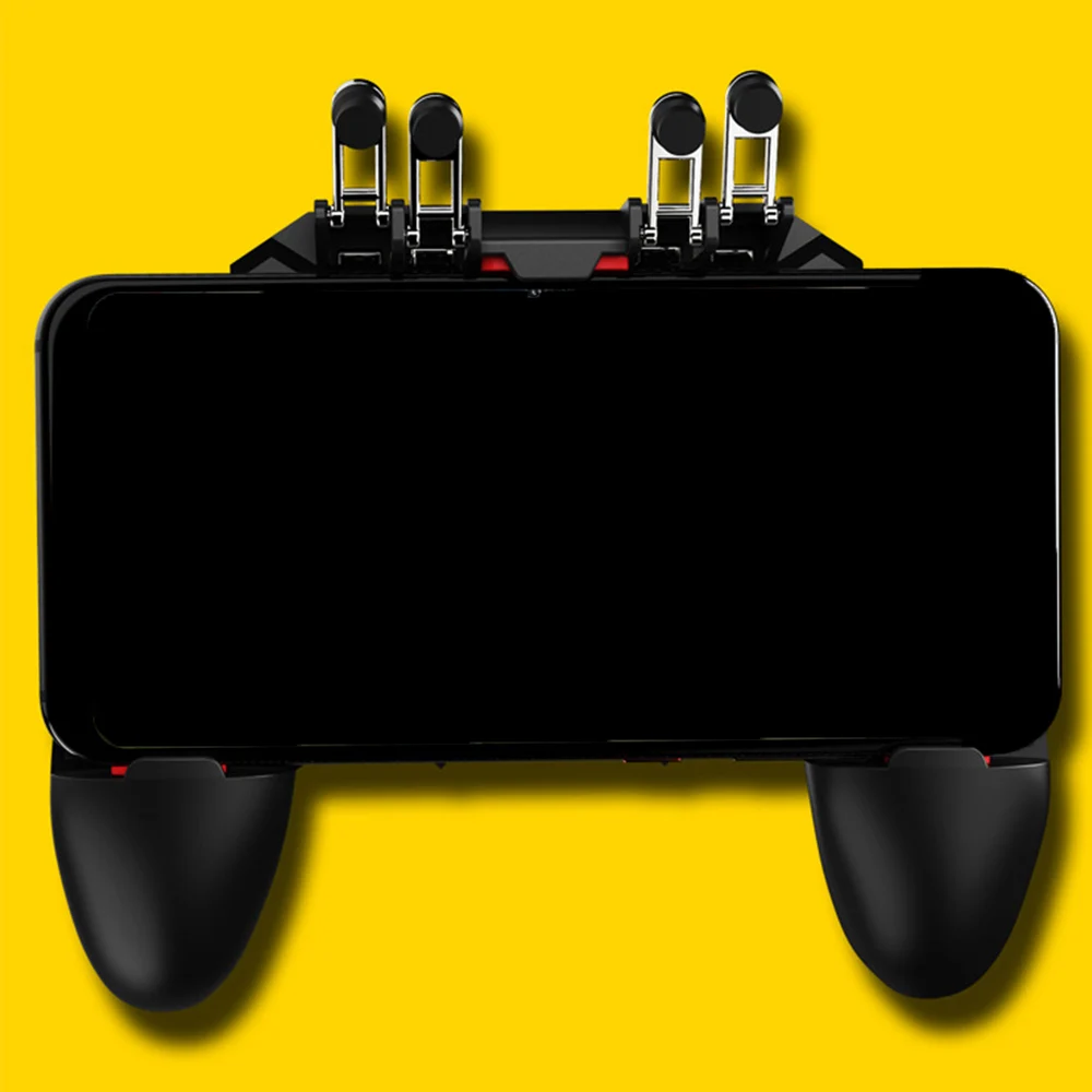  1Pcs Game Joystick Controller Turnover Button Gamepad for PUBG IOS Android Six Fingers Operating Ga