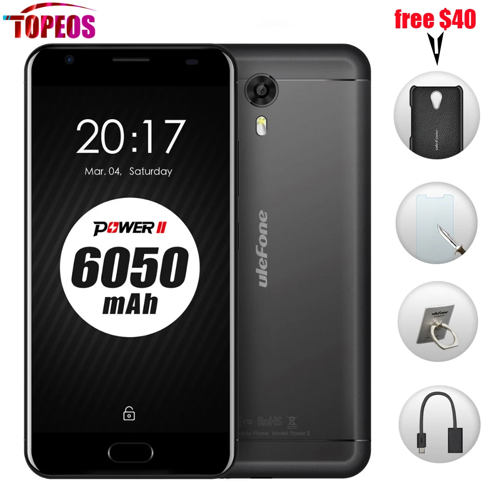 New Ulefone Power 2 Google Android 7 0 Smartphone MTK6750T Octa Core 4GB RAM 64GB ROM