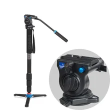 BENRO C38TDS2 монопод из углеродного волокна Спортивная скопия наблюдение за птицами Универсальный монопод S2 видео головка 4 шарнир штатив