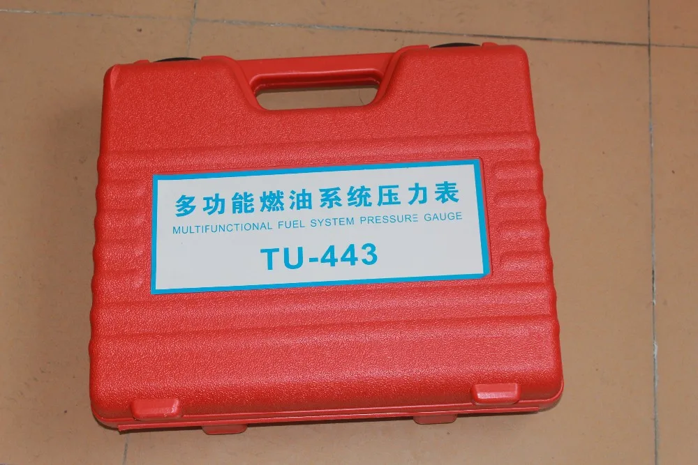 Тест давления топлива er Kit Мастер Впрыска Топлива давление тест комплект TU-443 TU443 манометр DHL бесплатно