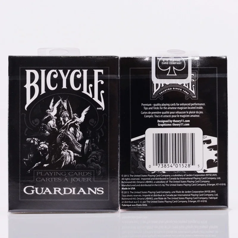 

Bicycle Guardians Playing Cards By Theory11 Black Magic Cardistry Deck Guardian Magic Tricks Magic Props