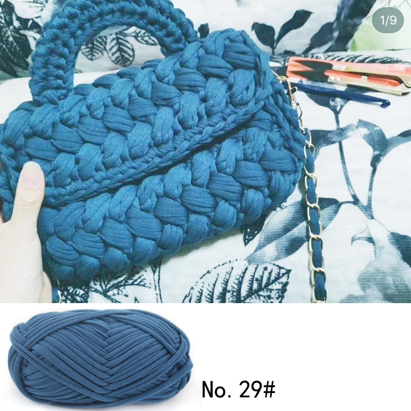 

10X100g pack Jingxing, China hand crochet yarn manufacturer smb hot sell popular OEKO TEX quality, T shirt yarn spaghetti yarn