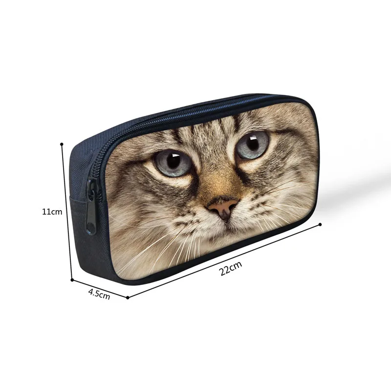 Noisydesigns 3D Черный мопса/Французский бульдог печать женщин косметические Чехлы для
