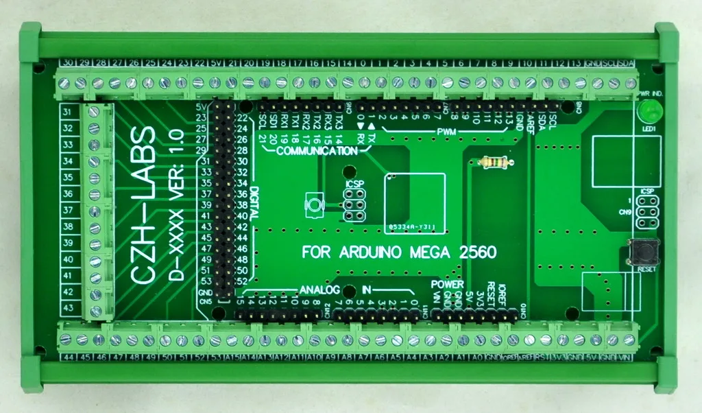 рейку винтовые клеммы модулем адаптера Дин для мега 2560 R3 и рейку винтовые клеммы модулем адаптера Дин для мега 2560 R3 и