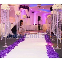 Свадьба центральным кристалл столб цветок стенд дорога ведет 120 см