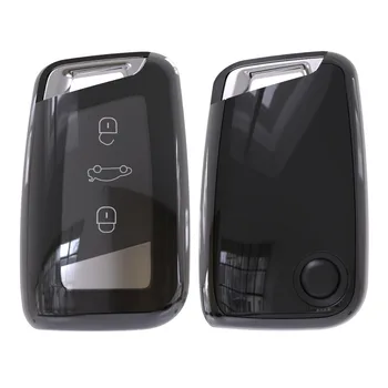 

Car Styling TPU Car Key Case Protector Remote key Cover For Volkswagen MK2 2017 2018 2016 Passat CC B7 B8 Keyless