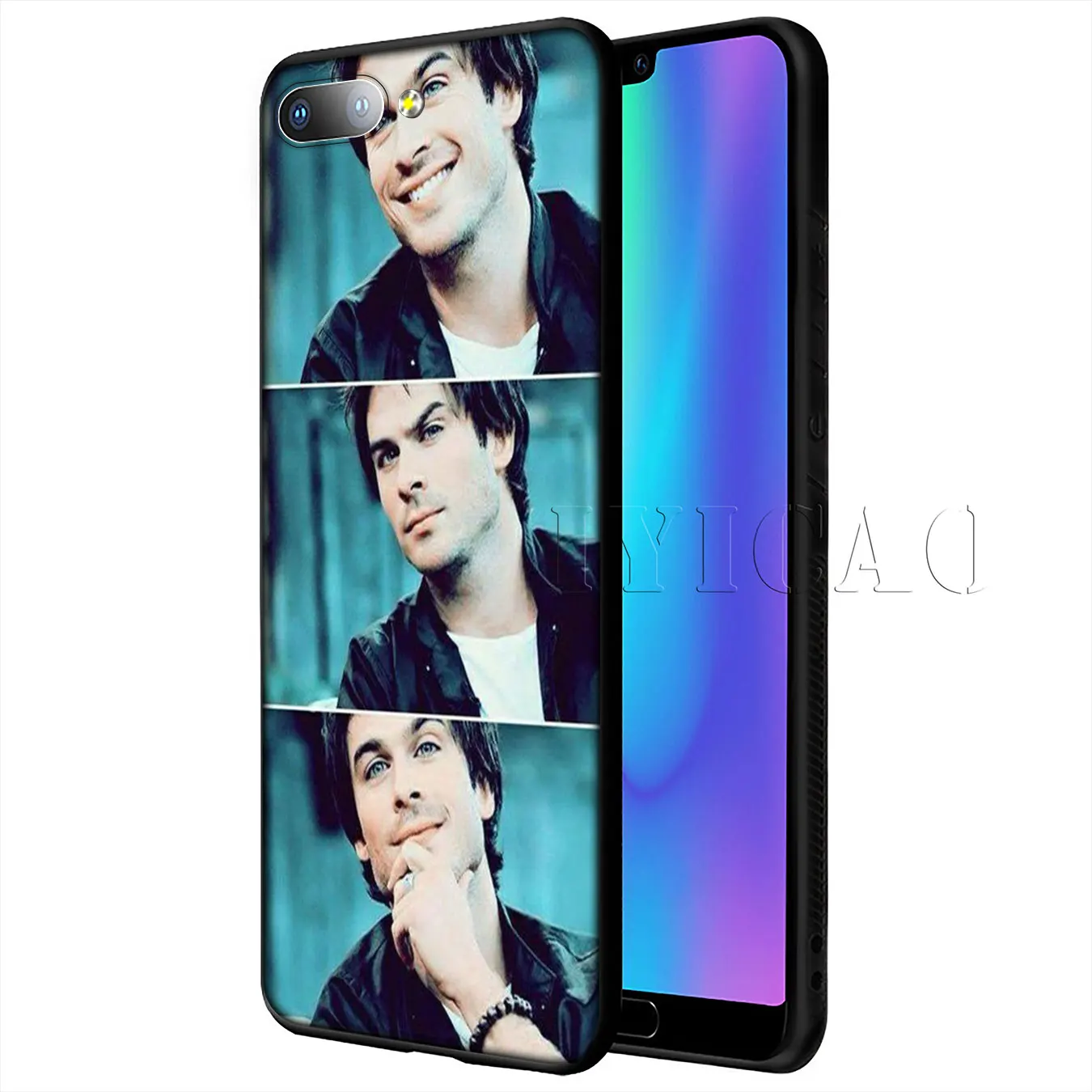 IYICAO Дневники вампира Ян сомерхалдер мягкий чехол для huawei P20 Pro P10 P8 P9 Lite Mini P Smart чехол