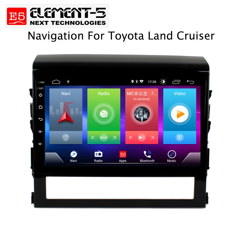 Sale Car Android 8.1 Multimedia Player for TOYOTA Land Cruiser 2016 GPS Navigation Device bluetooth steering wheel control support 4