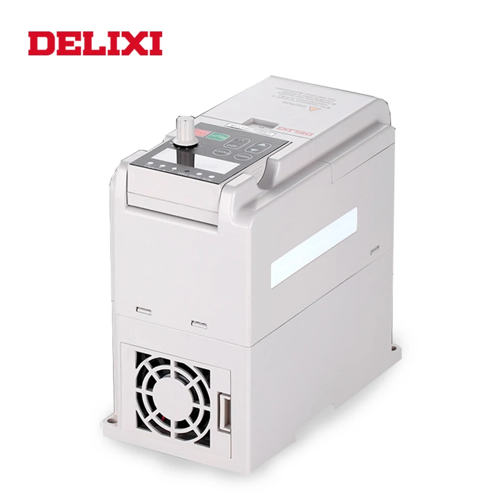 DELIXI AC 380V 3.7KW 3 фазы Входная частота инвертора диски с частотно-регулируемым приводом для мотора Скорость Управление-регулируемым приводом 50Гц 60Гц DC преобразователь частоты