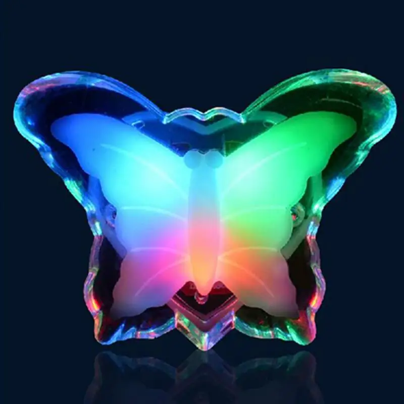 

Hot Selling Colorful LED Cute Butterfly Shaped Night Light Lamp Home Decor for Children Bedroom Decoration US Plug