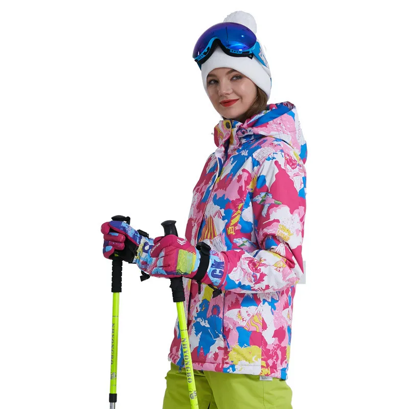 Профессиональная куртка для катания на лыжах и сноуборде, ветрозащитная Водонепроницаемая теплая походная одежда, дышащая профессиональная куртка для катания на лыжах, S-XXL