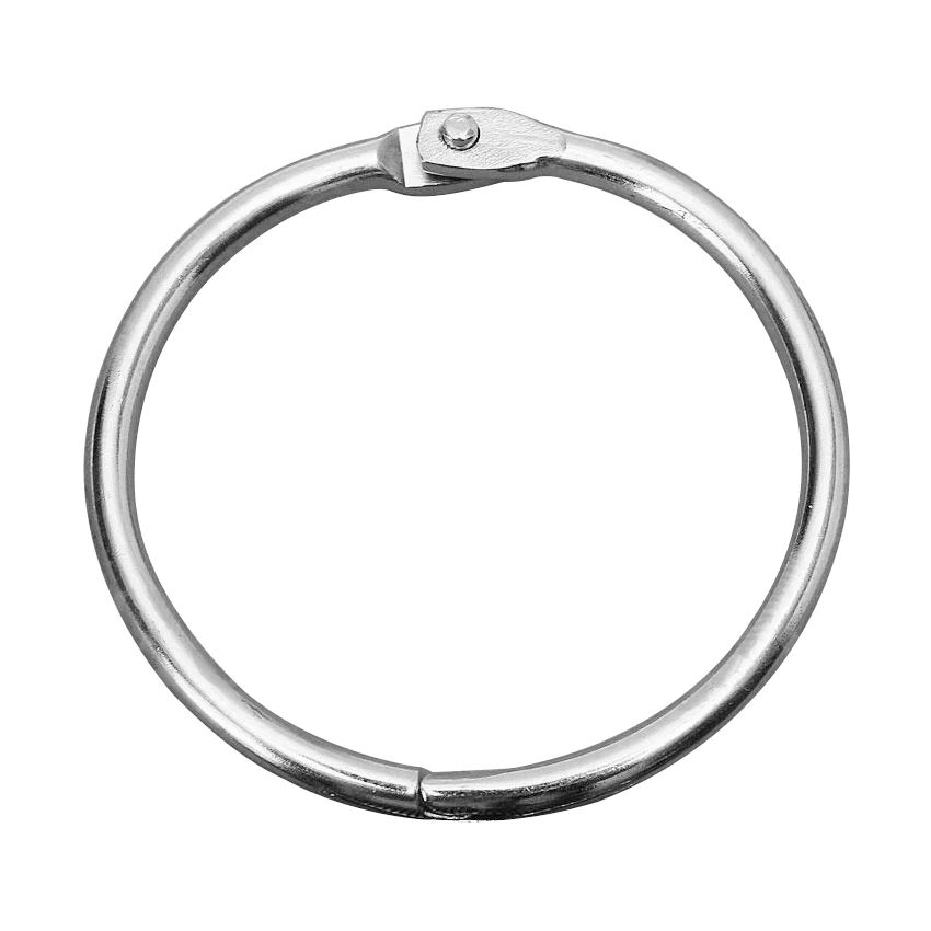 10 навесной кольца металлическое кольцо Craft Разделение петля для Скрапбукинг Фотоальбом Карта 40X35 мм