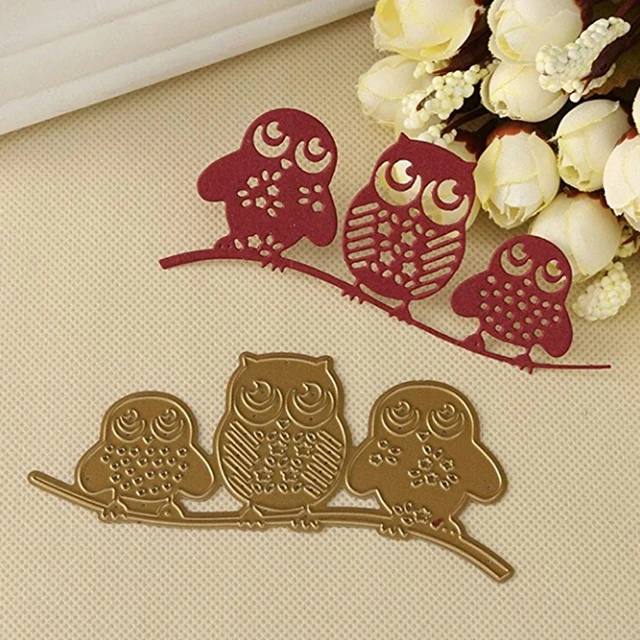 new metal frames owl paper cutting templates for scrapbooking photo
