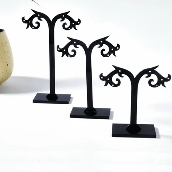 

3pcs/set Acrylic Earrings Display Stand Necklace Jewelry Organizer Holder Removable Storage Holder JCX9152-JCX9154