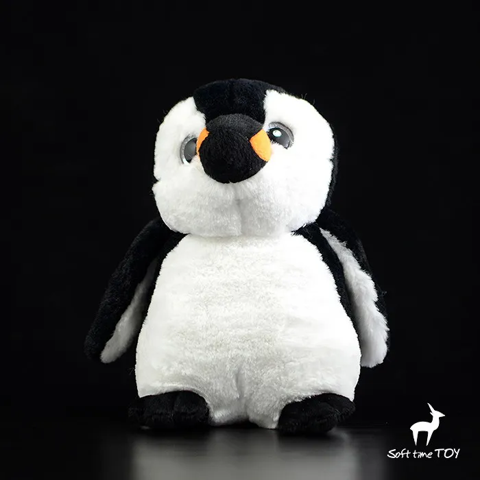 Реальной жизни плюшевые игрушки куклы Пингвины милые большие глаза мягкие игрушки животных Детская подарок