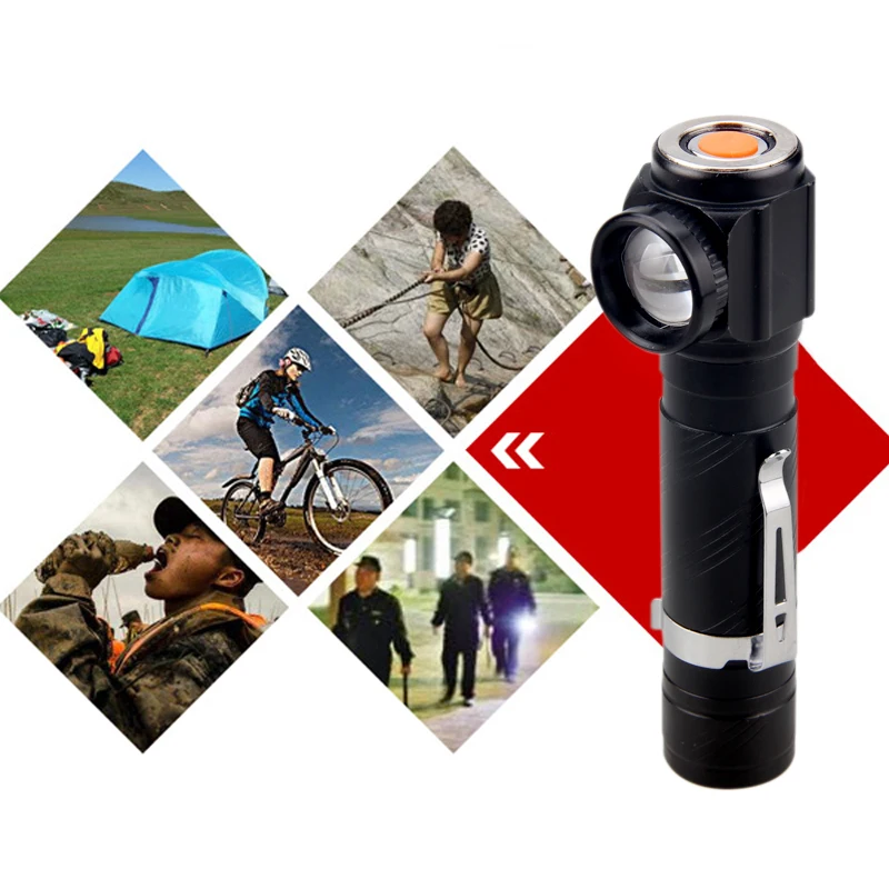 Налобный фонарь T6 18650 лм 4 режима зум фокус|Налобные LED-фонари| |
