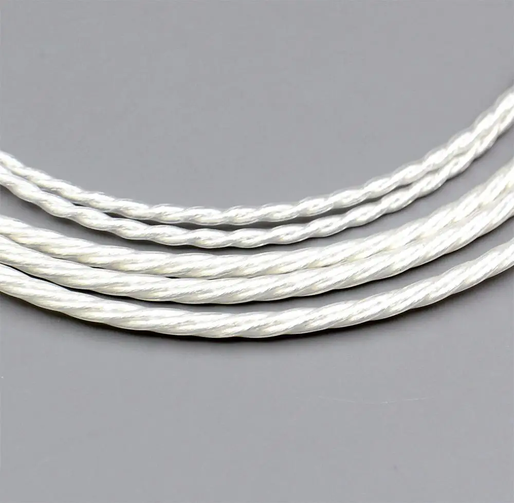 LN004820 Hi Res 7N OCC Silver Plated Headphone Earphone Cable For HiFiMan HE400 HE5 HE6 HE300 HE4 HE500 HE600