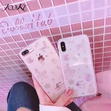 

Fashion Trojan Bling Glitter Soft Phone Case For iphone X Cases Lovely Swan Back Cover Shining Powder For iphone 6 6S 7 8 Plus
