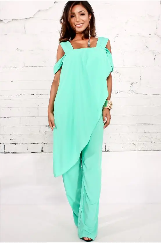 

2018 Summer Fashion Sexy Open Back Long Pants Female Jumpsuits Women Clothing Rompers Jumper Suits White Green Black Bodysuits