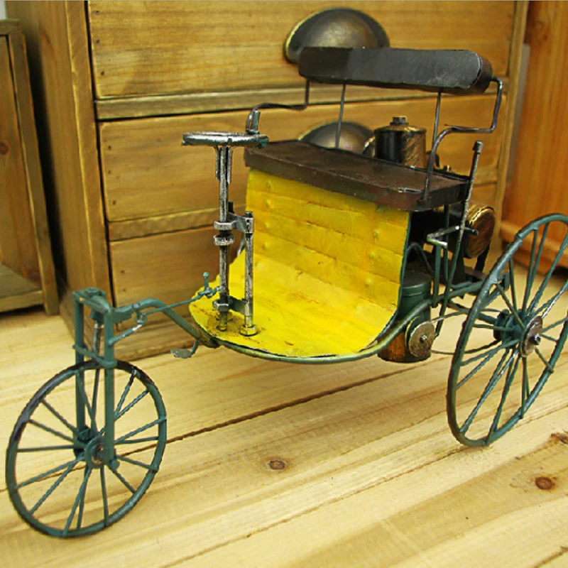 Goede Antieke Imitatie Vintage Tin Driewieler Model Creatieve Woninginrichting Woninginrichting Decoratie Creatieve Geschenken