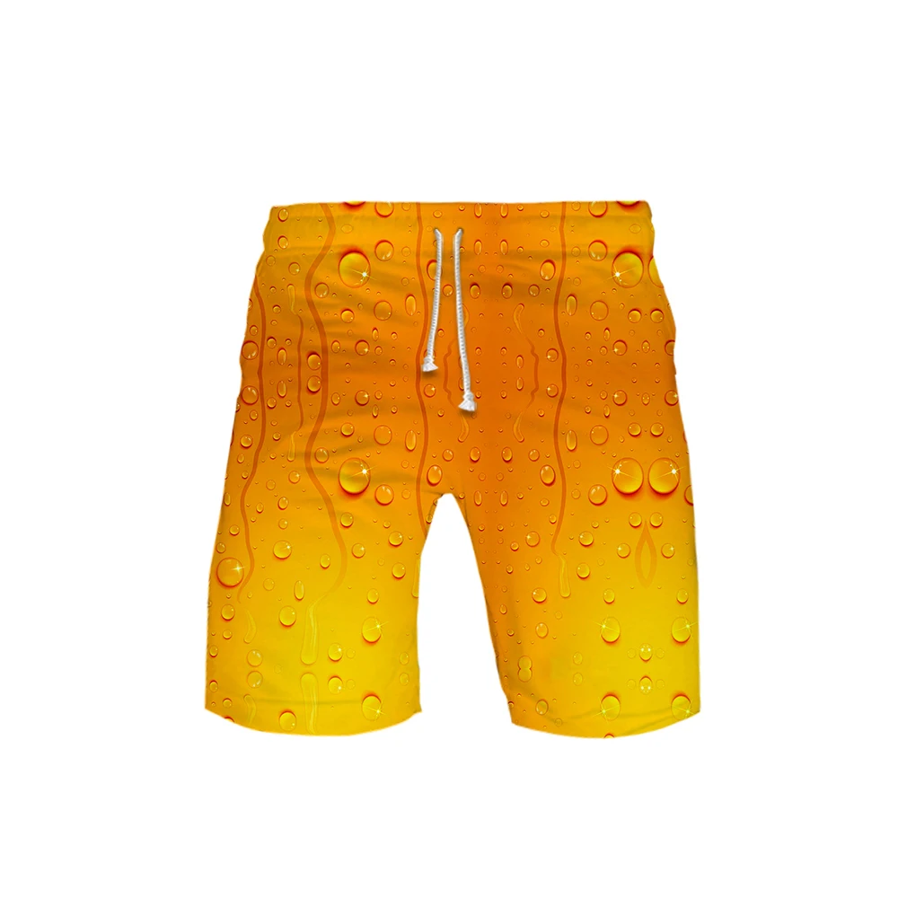 

Beer 3D Printed Beach Shorts Men Fashion Streetwear Harajuku Shorts 2019 New Arrival Hot Sale Casual Summer Wear