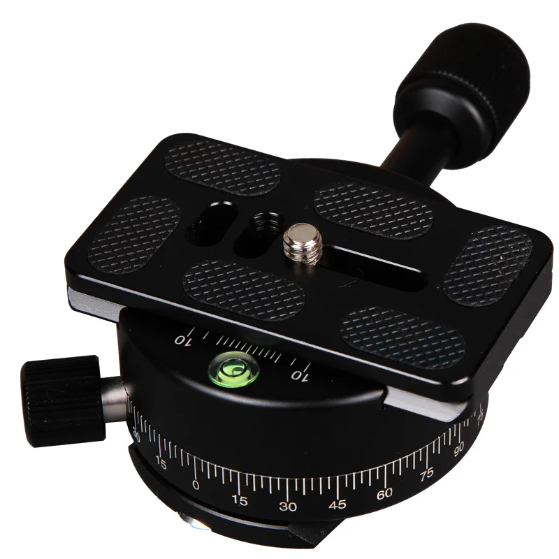 360 Degree Panoramic Panning Base Tripod Head Clamp 1/4 Quick Release