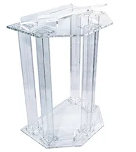 Free Shipping cheap church podium Acrylic Podium Pulpit Lectern
