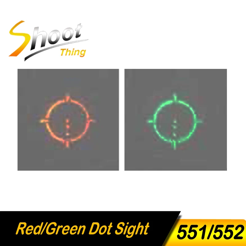 

Shoot Thing 551_0 552_0 Holographic Sight Red Dot Optic Sight Reflex Sight Hunting Sight for Airsoft scope