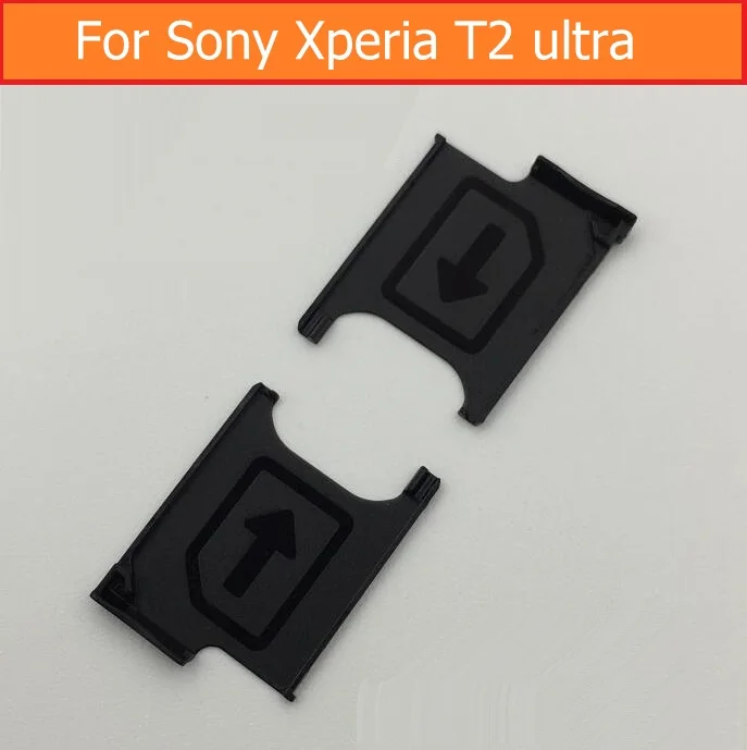 Soporte de lector de tarjetas sim para Sony xperia T2 Ultra XM50H D5303  D5322 D5306, bandeja de ranura para tarjeta Sim, adaptador de tarjeta  Sim|sim card reader holder|sim card slot traysim card