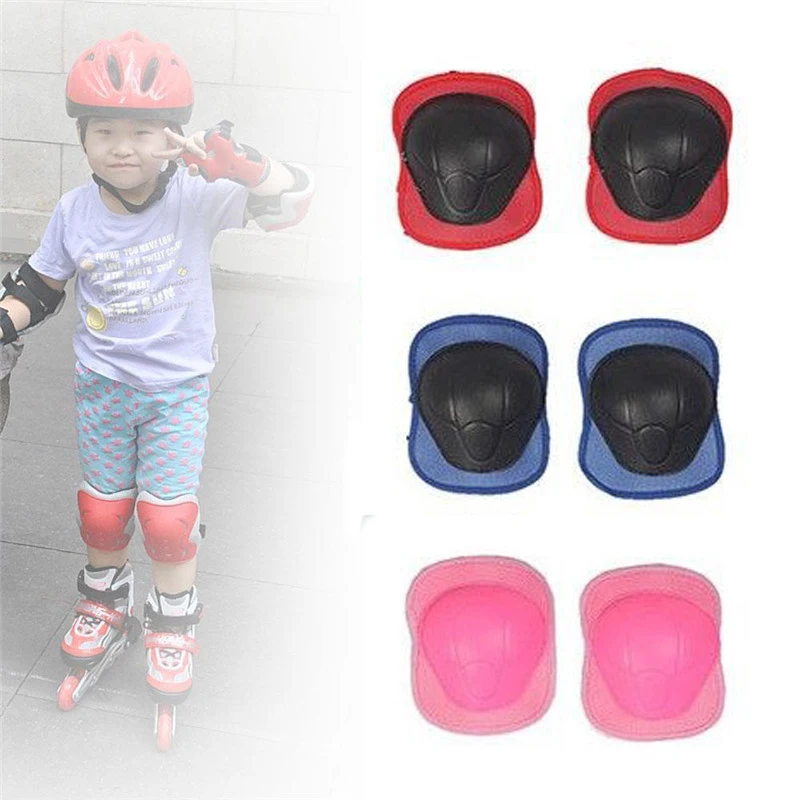 6 قطعة/المجموعة الركبة دعم الأقواس الاطفال واقية الكوع الركبة منصات ل في الهواء الطلق التزلج الدراجات الركبة حماية والعتاد kniebrace