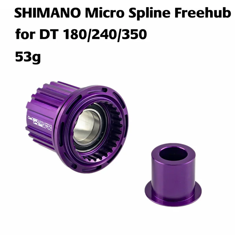 

Micro Spline Freehub for 12 Speed MTB Bike Hub for DT SWISS hub 240/350 , Compatible for Shimano M9100 / M8100 / M7100 Purple