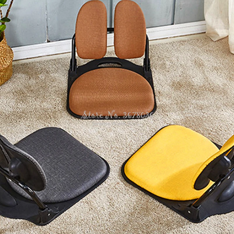 Складной стул татами эргономичный комфорт без ног Zaisu компактный стул для гостиной мебель для отдыха складной стул